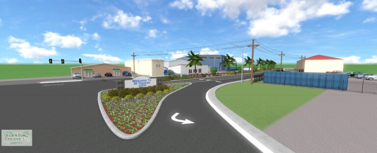 St. Thomas Airport Entrance Landscape Vision